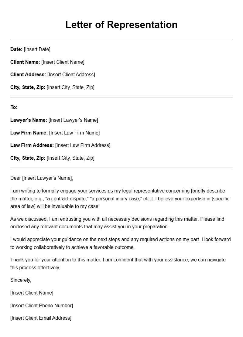 Client to Lawyer Letter Templates for Effective Communication Client to Lawyer Letter Templates for Effective Communication