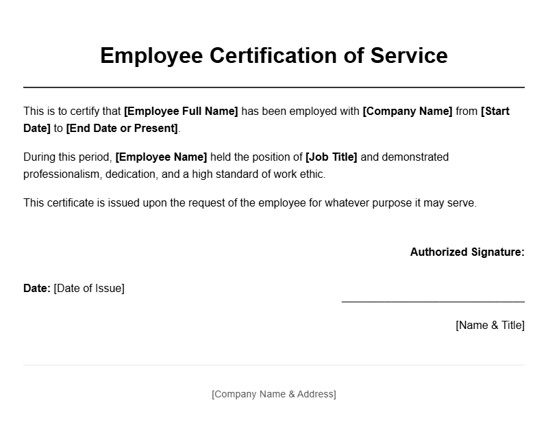 Professional Human Resources Employee Certificate Templates