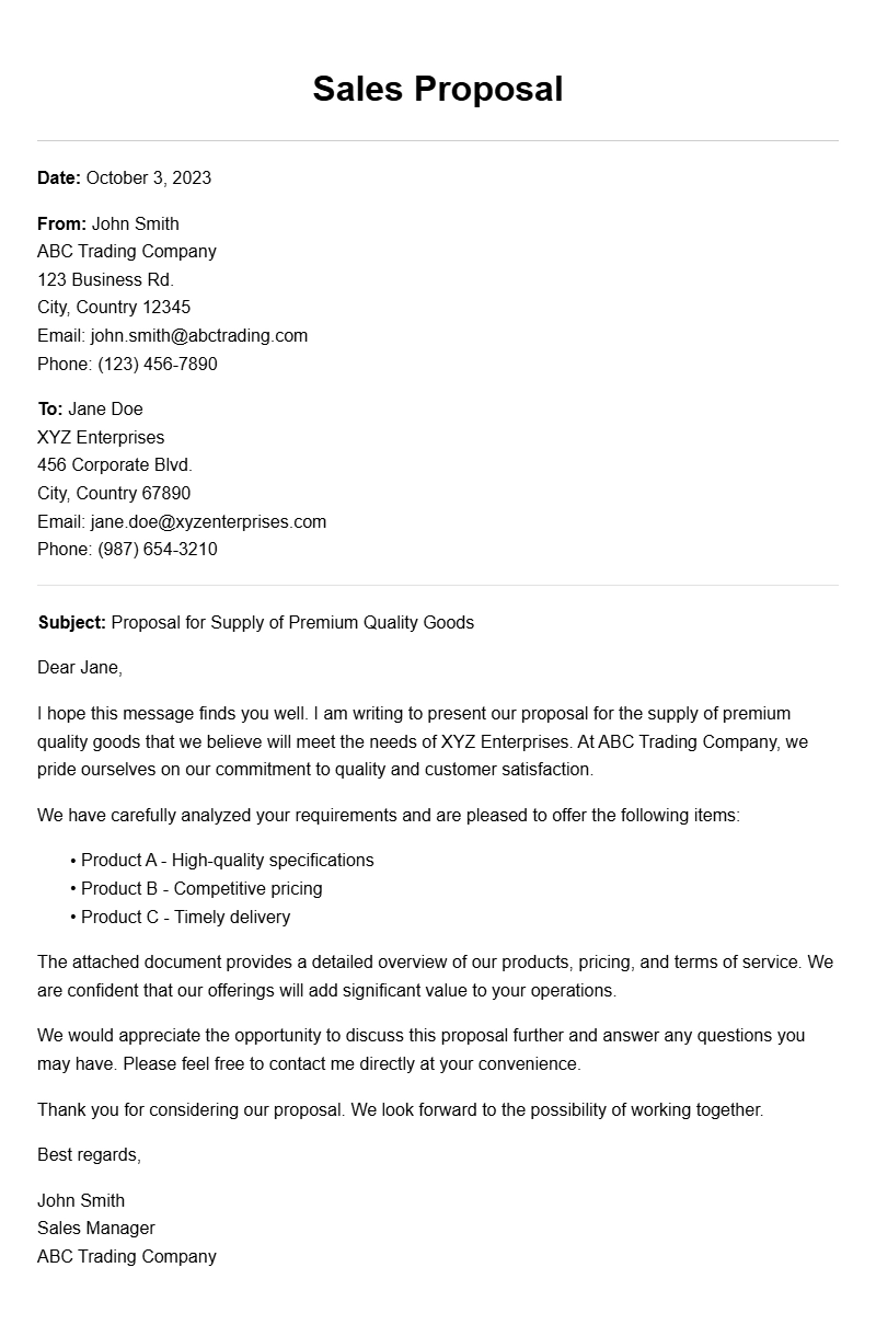 Seller to Buyer Letter Samples for Effective Communication