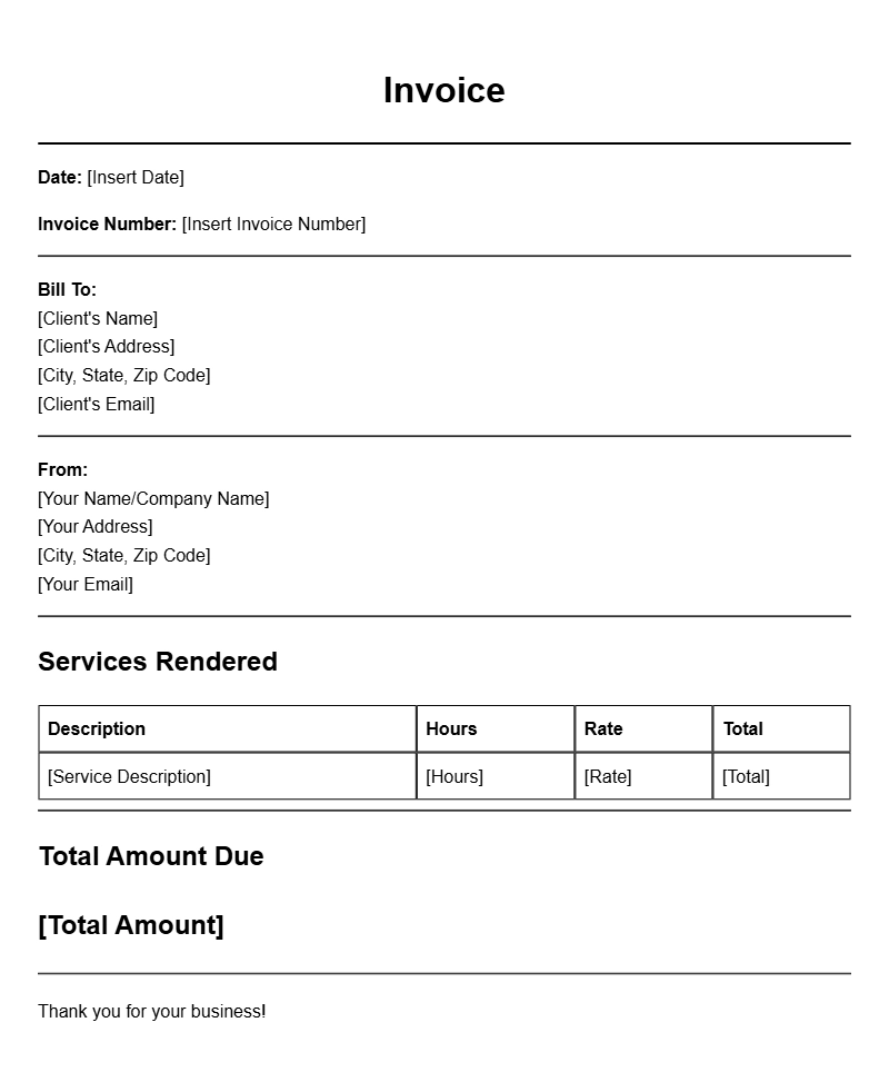 Essential Software Developer Invoice Templates for Your Business