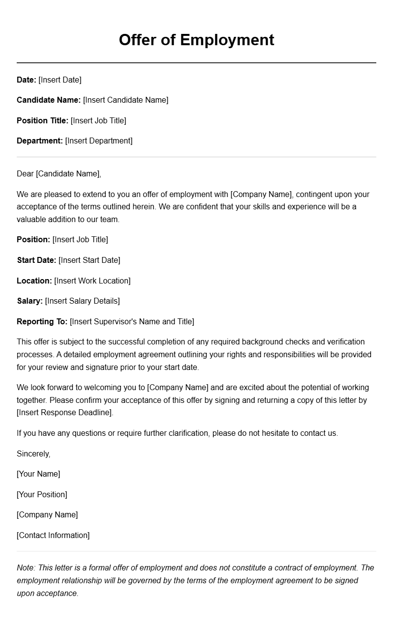 Effective Special Offer Letter Templates for Your Business