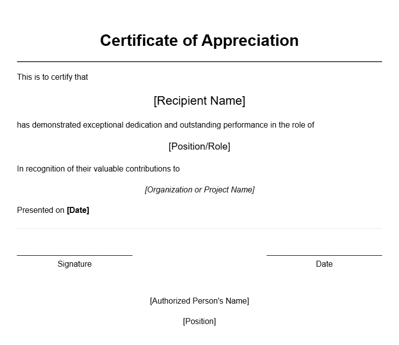 Elegant Team Member Certificate Templates for Recognition